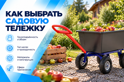 Как выбрать садовую тележку
