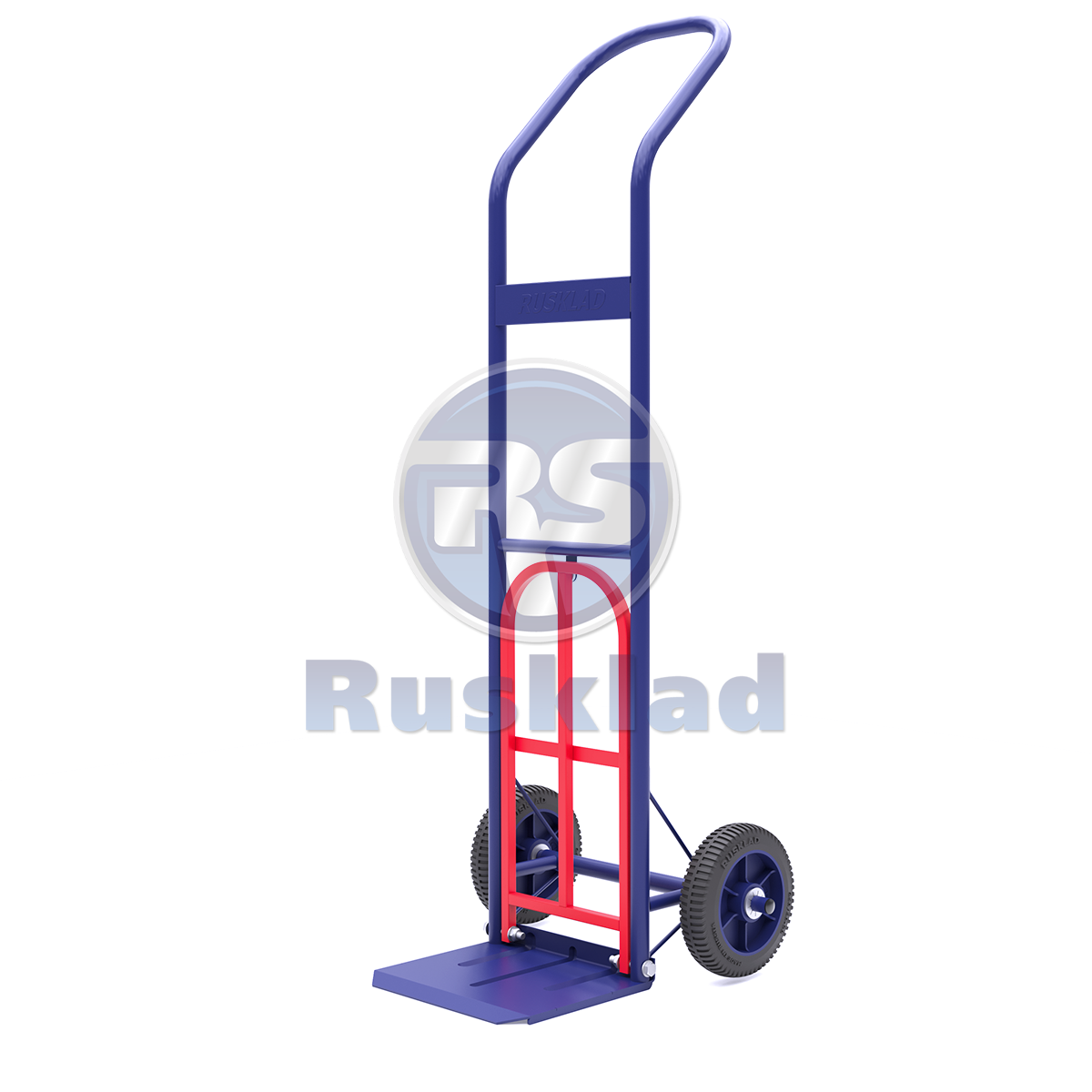 Тележка грузовая двухколесная с откидной полкой КГ 150 П без колес