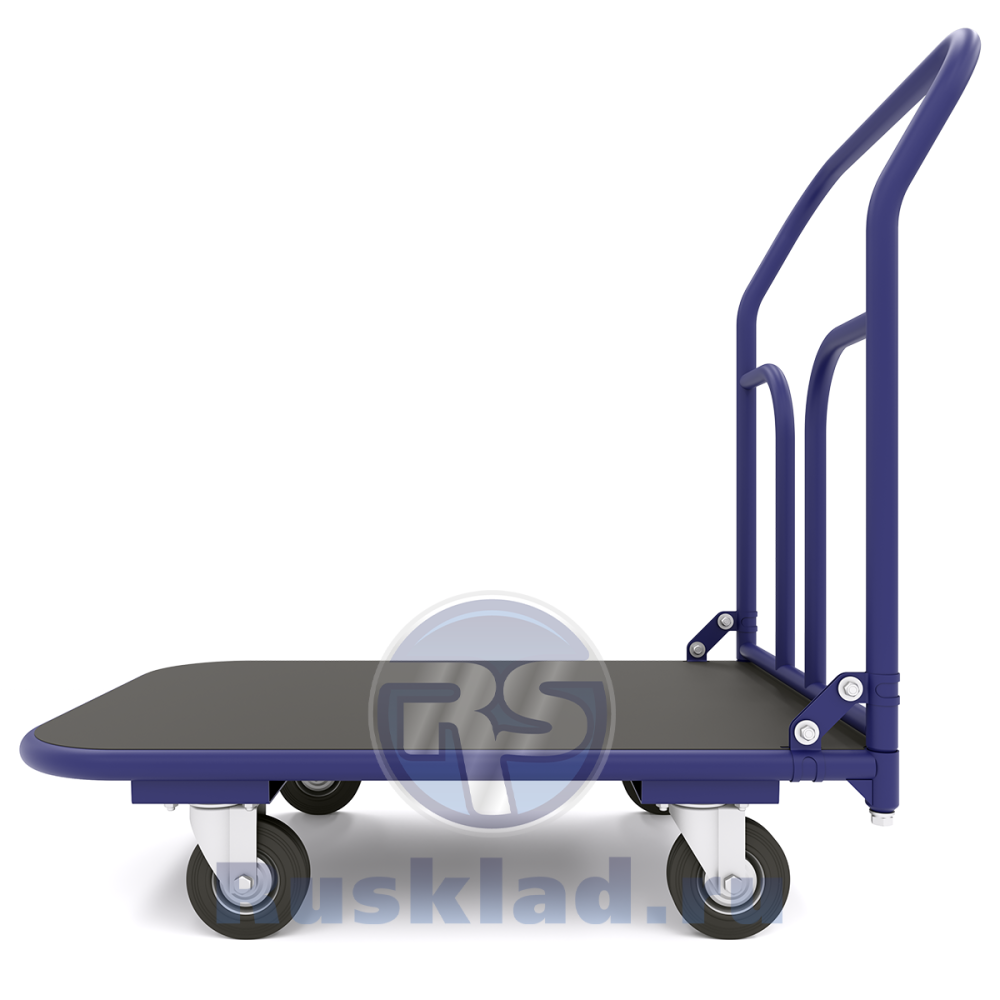 Тележка платформенная. Цельнолистовая резина. ТПР