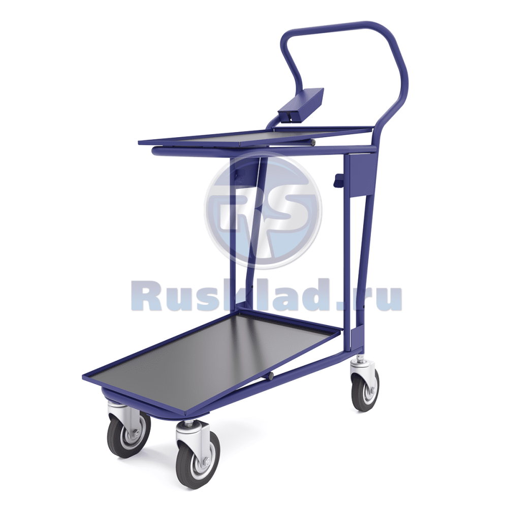 Тележка платформенная для ящиков двухъярусная. ТПДЯ Тележка платформенная для ящиков двухъярусная. ТПДЯ
